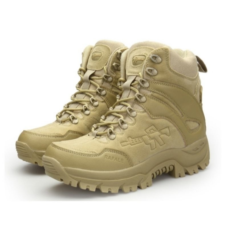 Sepatu PDL cream SATPOL PP/ Sepatu TACTICAL original