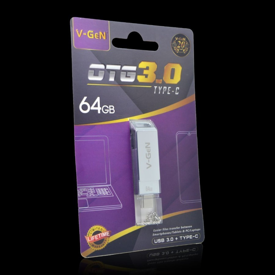 V-Gen Flashdisk USB 3.0 Otg Type C 64GB / Flashdisk OTG Type-c Vgen