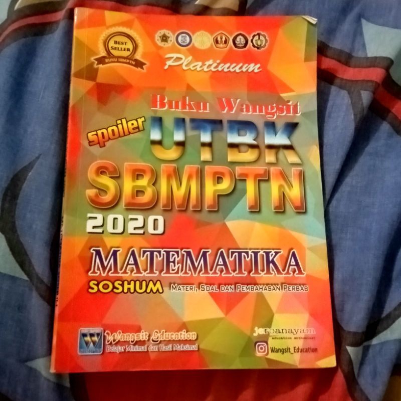 buku wangsit utbk sbmptn 2020 matematika soshum