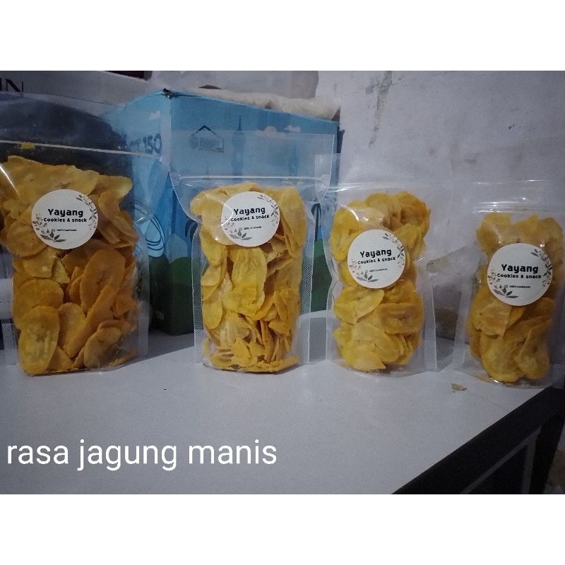 

Kripik Pisang Manis 250 gr Oleh Oleh Bandung