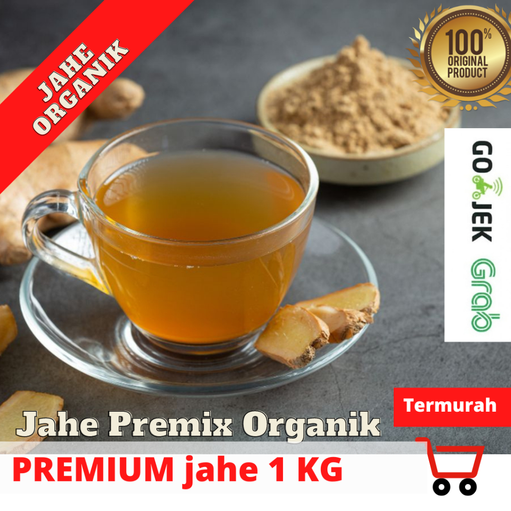 Jahe Merah Bubuk 1Kg Organik Instant Tradisional