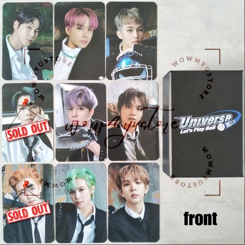 Photocard Pendant Necklace MD UNIVERSE NCT U - Let's Play Ball (Doyoung, Jungwoo, Jeno, Yangyang)