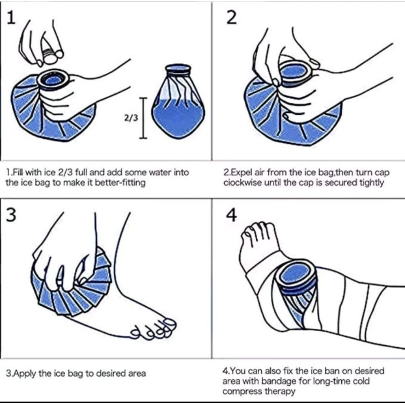 ICE BAG / Cold Bag / Alat Kompres Dingin / Kantong Kompres Onehealth