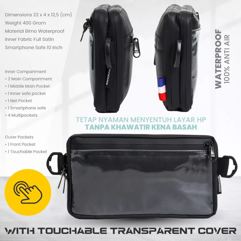 Handbag waterproof Touchscreen Ferar Furious- Clutchbag Hangingbag slingbag