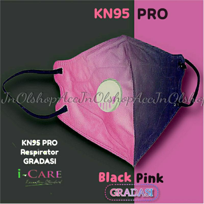 Masker Respirator KN95 PRO Filter Protective Mask Per 1 Pcs