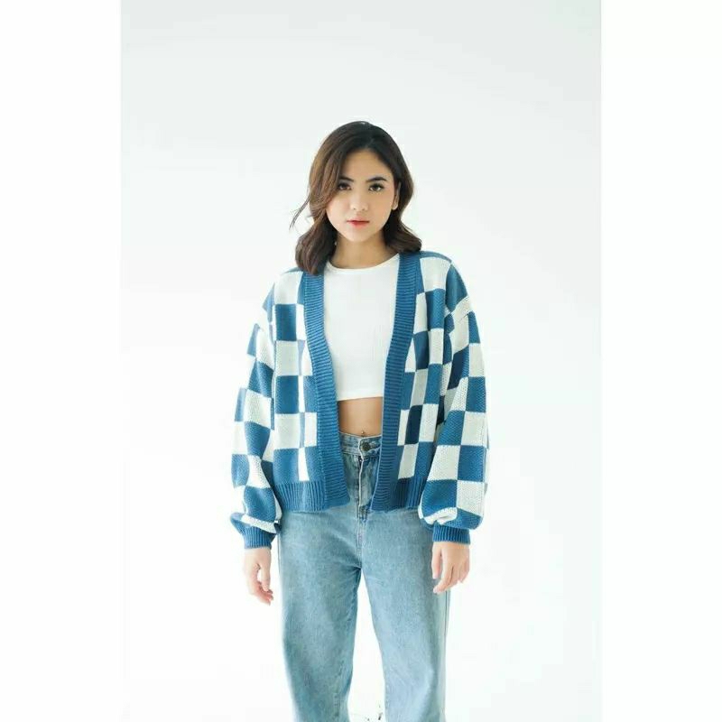 Kardigan Wanita Korean • Zivana Knite Cardy