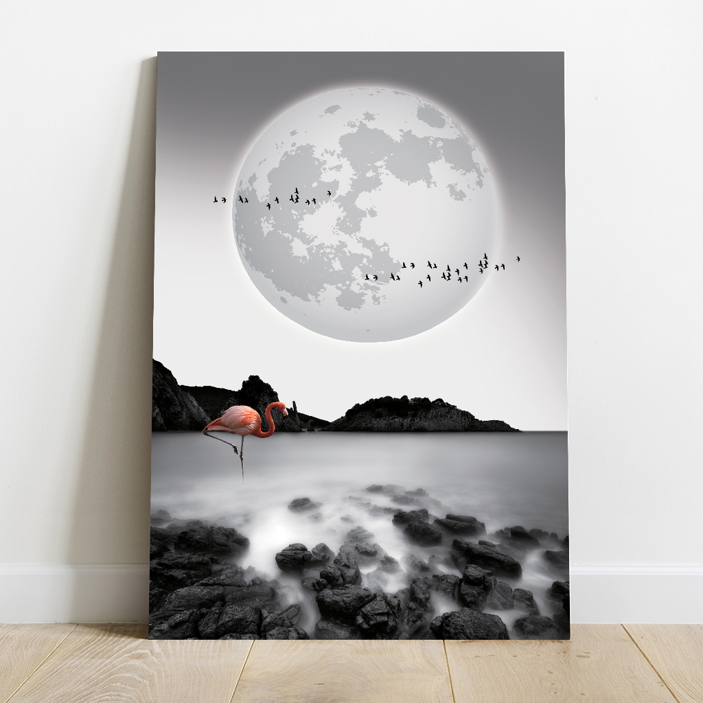 Hiasan dinding kamar Poster moon Wall decor