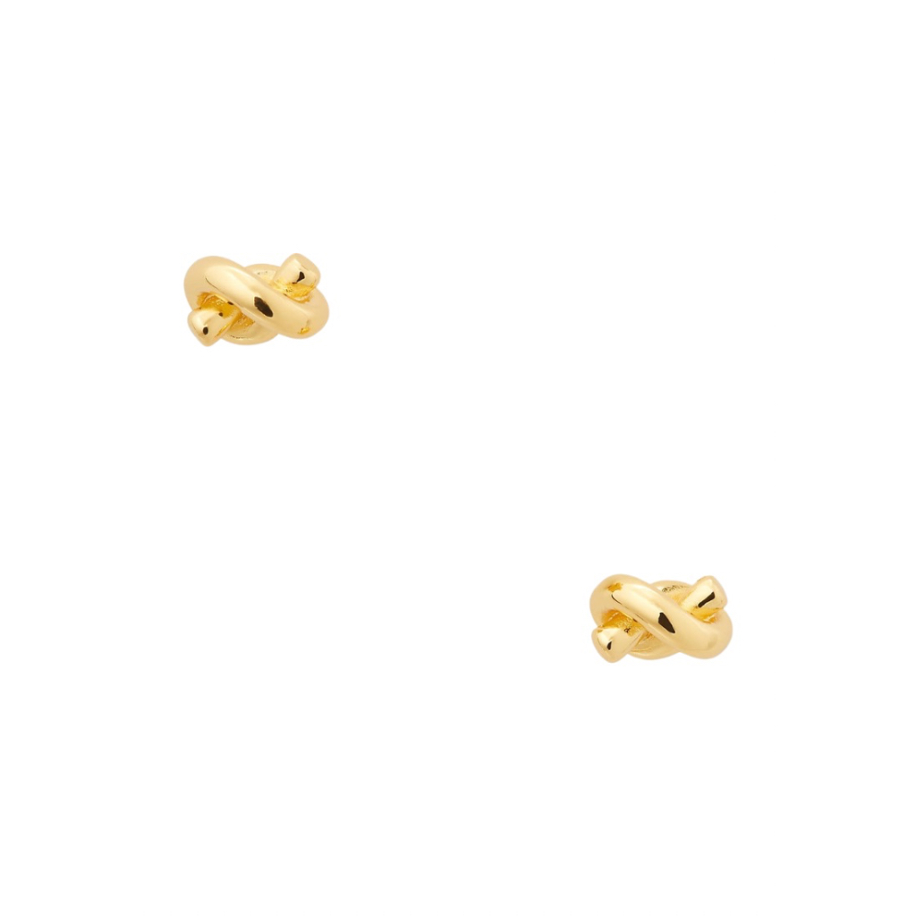 KATE SPADE Sailor's Knot Studs Gold