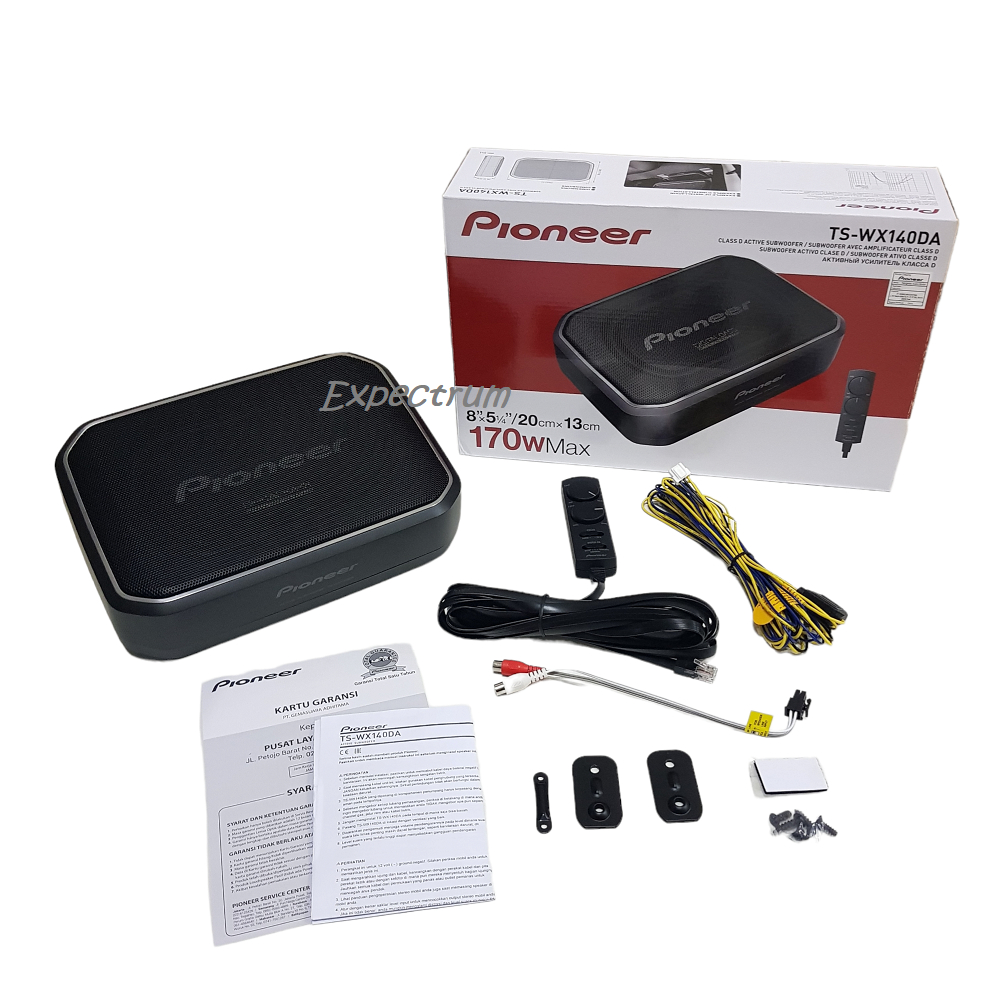 Pioneer TS-WX130DA / WX 130DA Subwoofer Aktif Bawah Kolong jok bangku