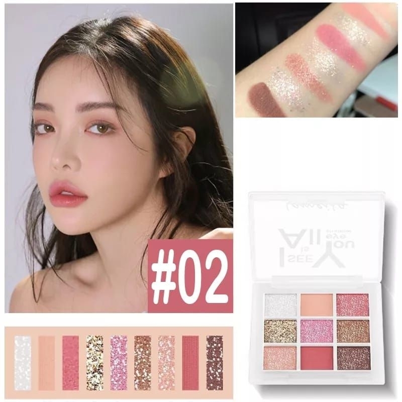 Lameila 5099 Eyeshadow 9 Colors - I See You Eyeshadow