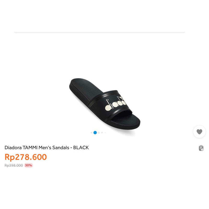 Diadora Tammi Men Sandals - Black