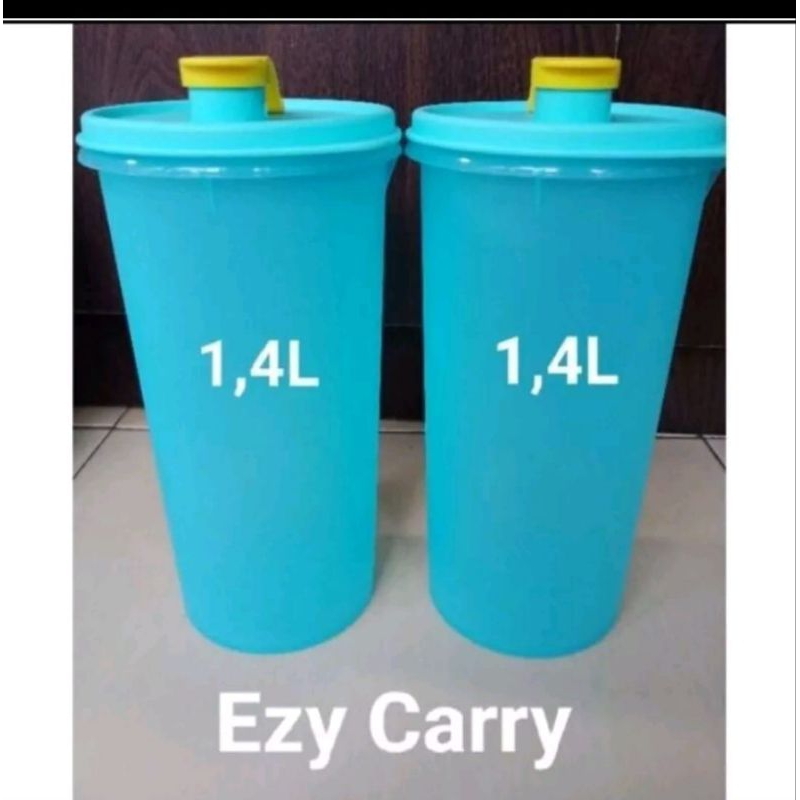 ezy carry 1,4liter tupperware (1pcs) / slim line 1liter 2liter tupperware / botol tempat minum tuppe