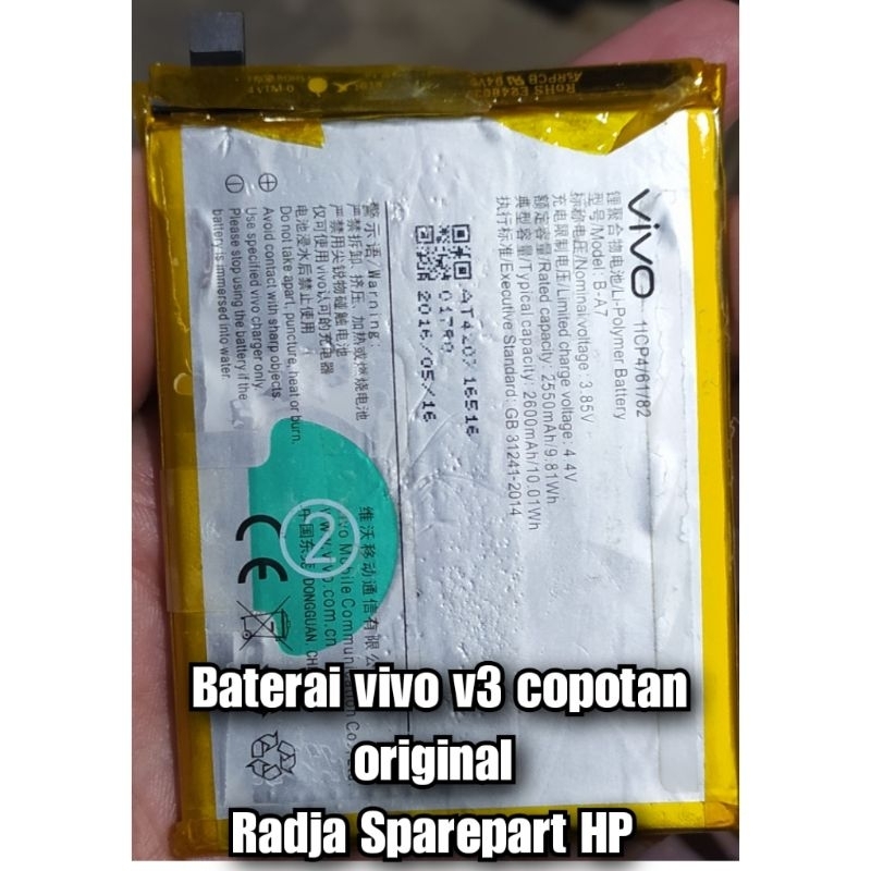 Baterai Vivo V3 original