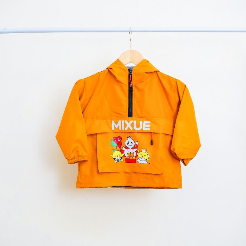 jaket mixue anak