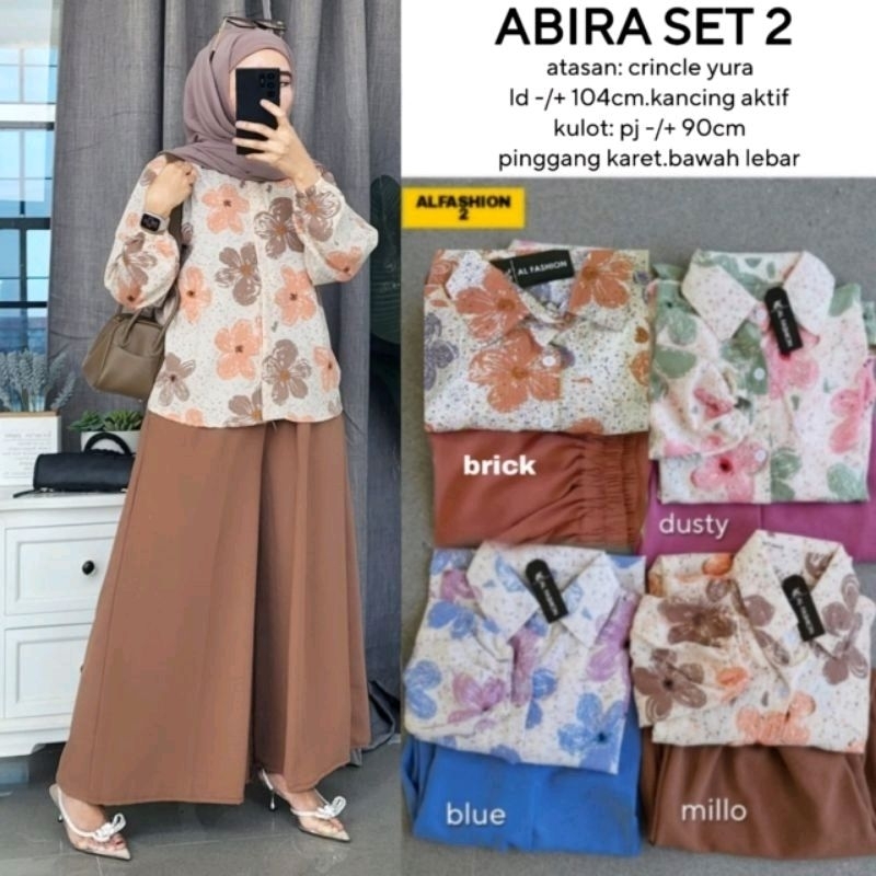 Setelan Wanita Atasan + Kulot Jumbo By Alfashion Abira Set #3
