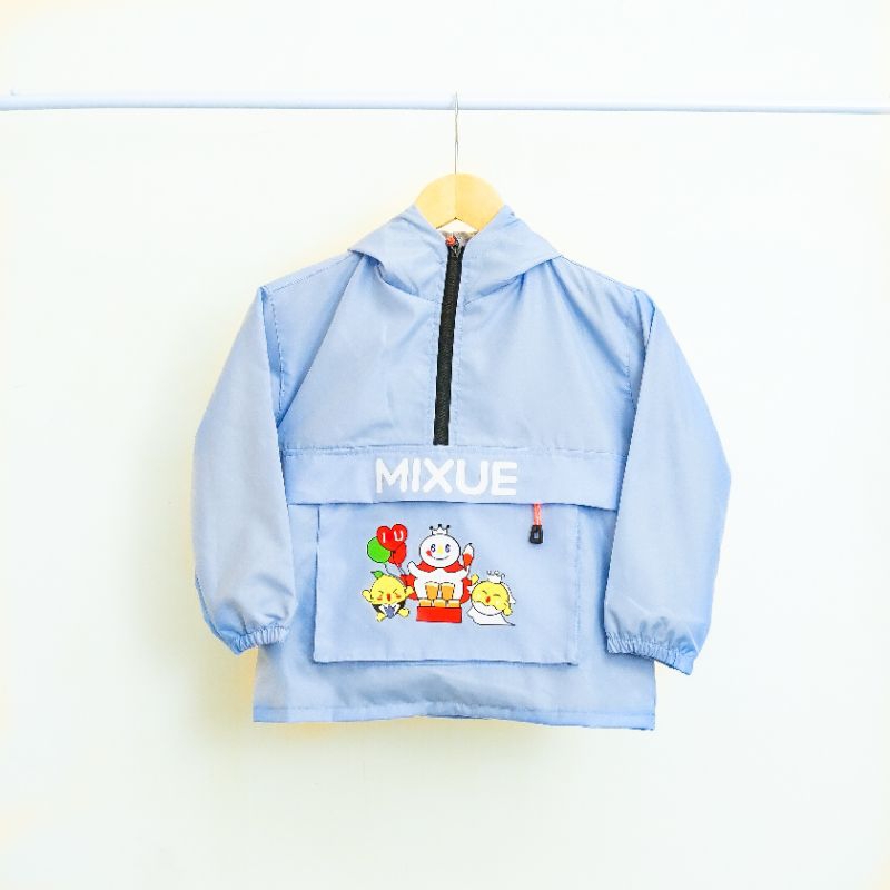 jaket mixue anak