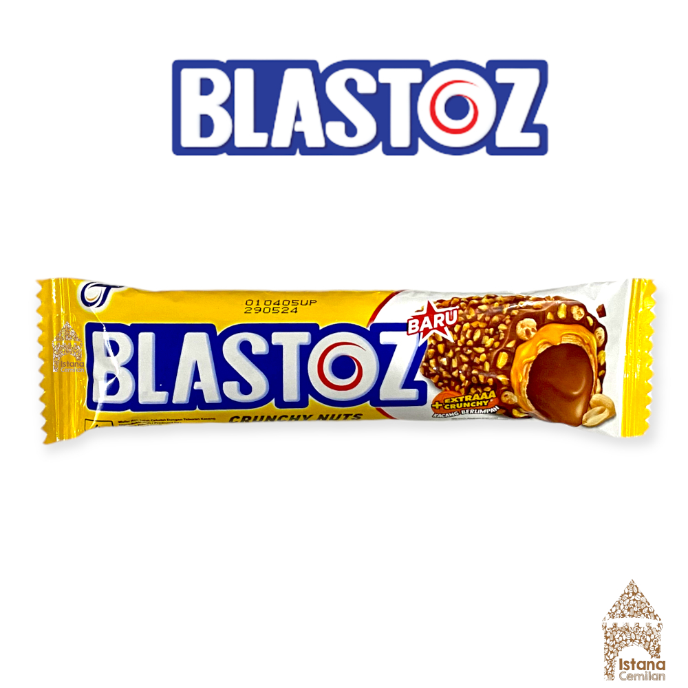 BLASTOZ  Wafer Roll Krispi Cokelat / Crunchy Nuts 24 Gram SATUAN