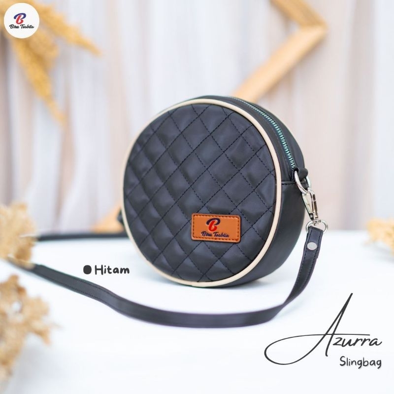 SLINGBAG AZURRA BY BIRU TSABITA TAS WANITA MURAH BAHAN CHOCOLY