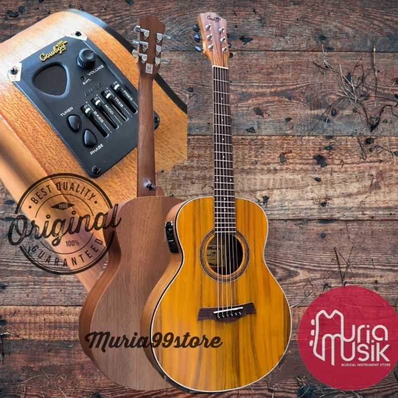 Gitar Cowboy GW3NSK Akustik Elektrik Preamp Tuner