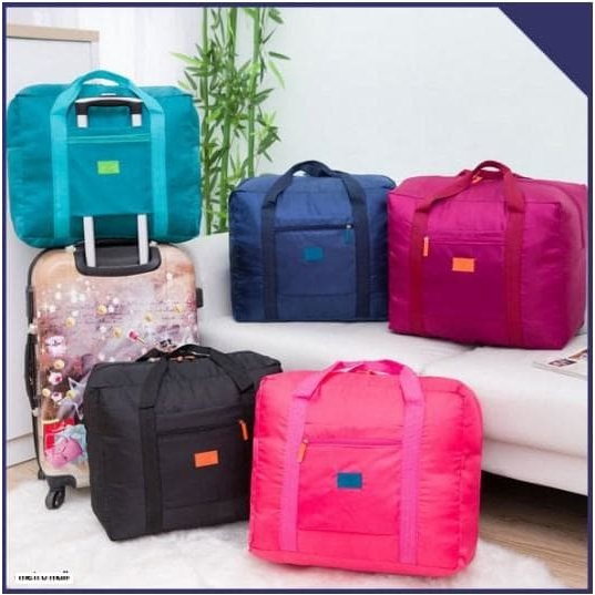 Tas Travel Bag Lipat Folding Kait Koper Tangan