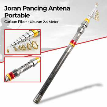 Joran Pancing Antena Portable Carbon Fiber