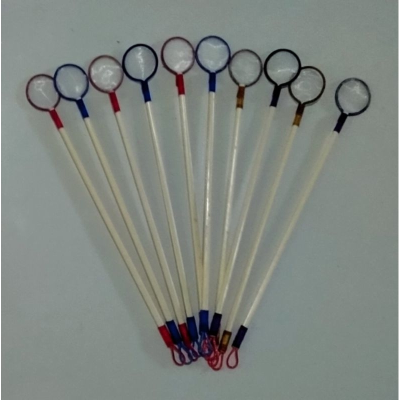 SEROKAN SESER / SARINGAN  PAKAN Kecil Datar Stainless utk KUTU AIR Kutir MOINA DAPHNIA JENTIK ENCU DLL PAKAN BURAYAK IKAN