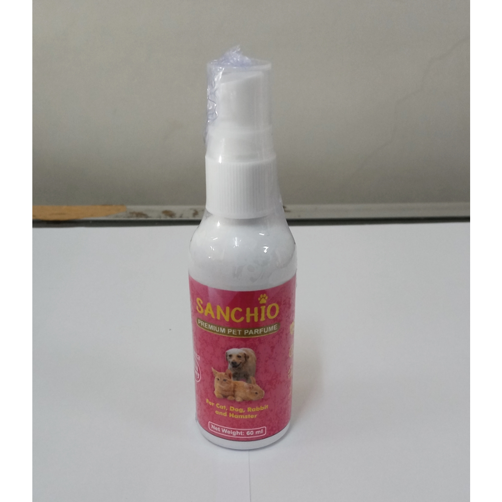 Parfum Sanchio 60 ml Parfum  Wangi Kucing dan Anjing