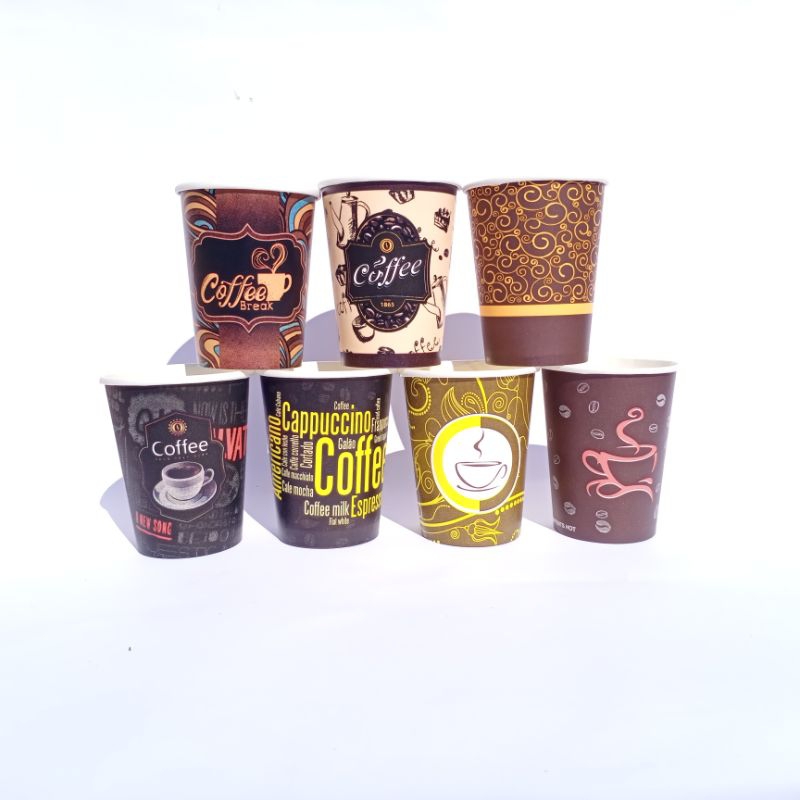 gelas cup kopi kertas , cangkir kopi , mug kopi , tahan panas & anti panas