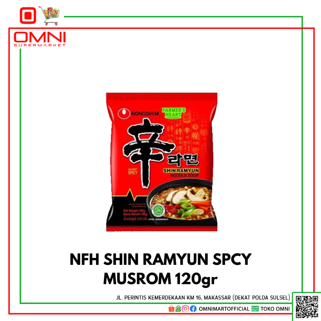 

NFH SHIN RAMYUN SPCY MUSROM 120