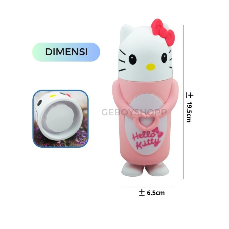 Botol Minum Kaca Karakter 350ml / Tempat Minum Unik / Botol Air Kaca Karakter 350ml