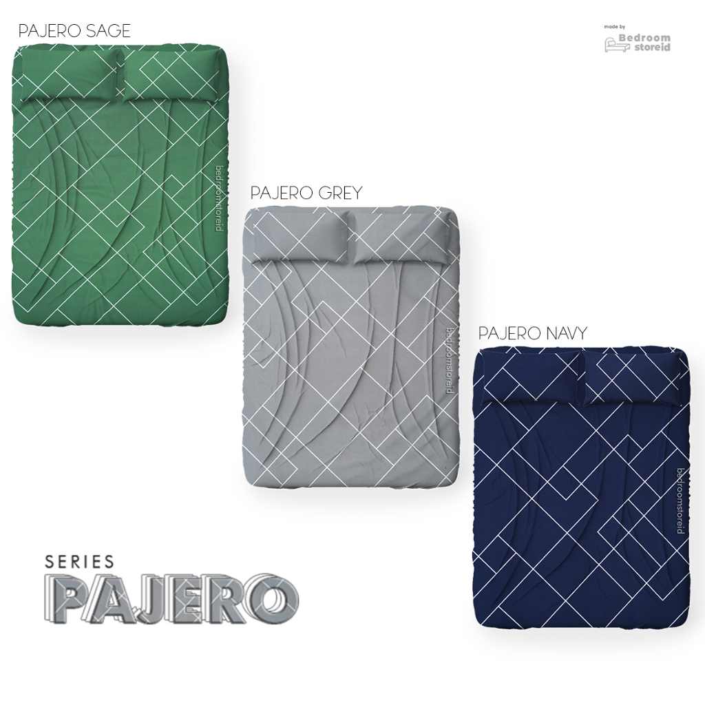 Sprei Aesthetic Motif Pajero Series | Ala Korea Sudah Termasuk Sarung Bantal Guling