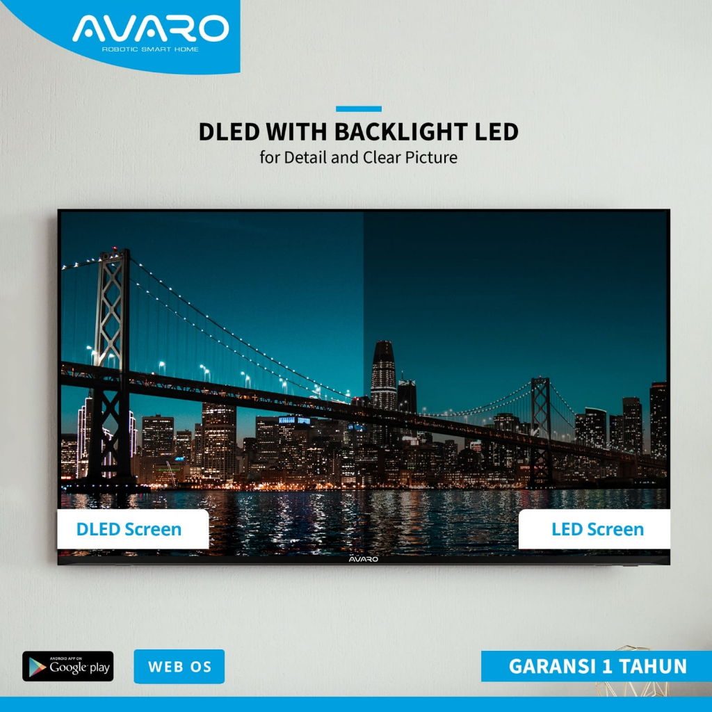 AVARO SMART TV HD 32 INCH T32C GARANSI RESMI SMART TV