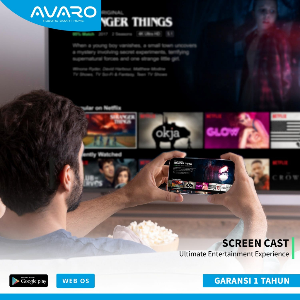 AVARO SMART TV HD 32 INCH T32C GARANSI RESMI SMART TV