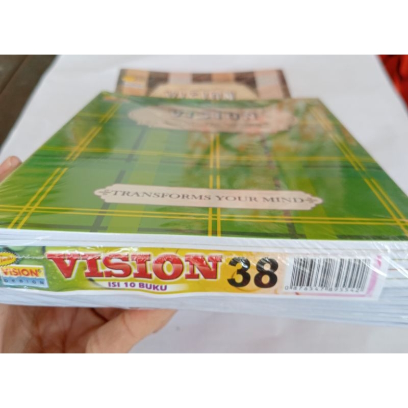 

Buku Tulis Vision isi 38 lembar / buku tulis (10pcs)