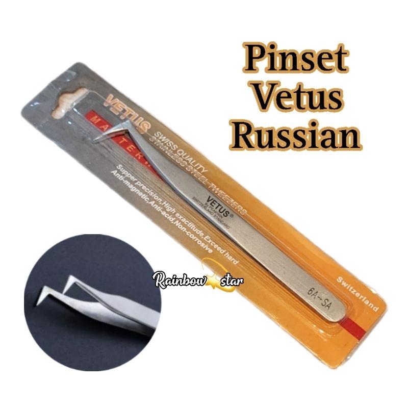 Tweezer Volume Eyelash Extension / Pinset Vetus Russian