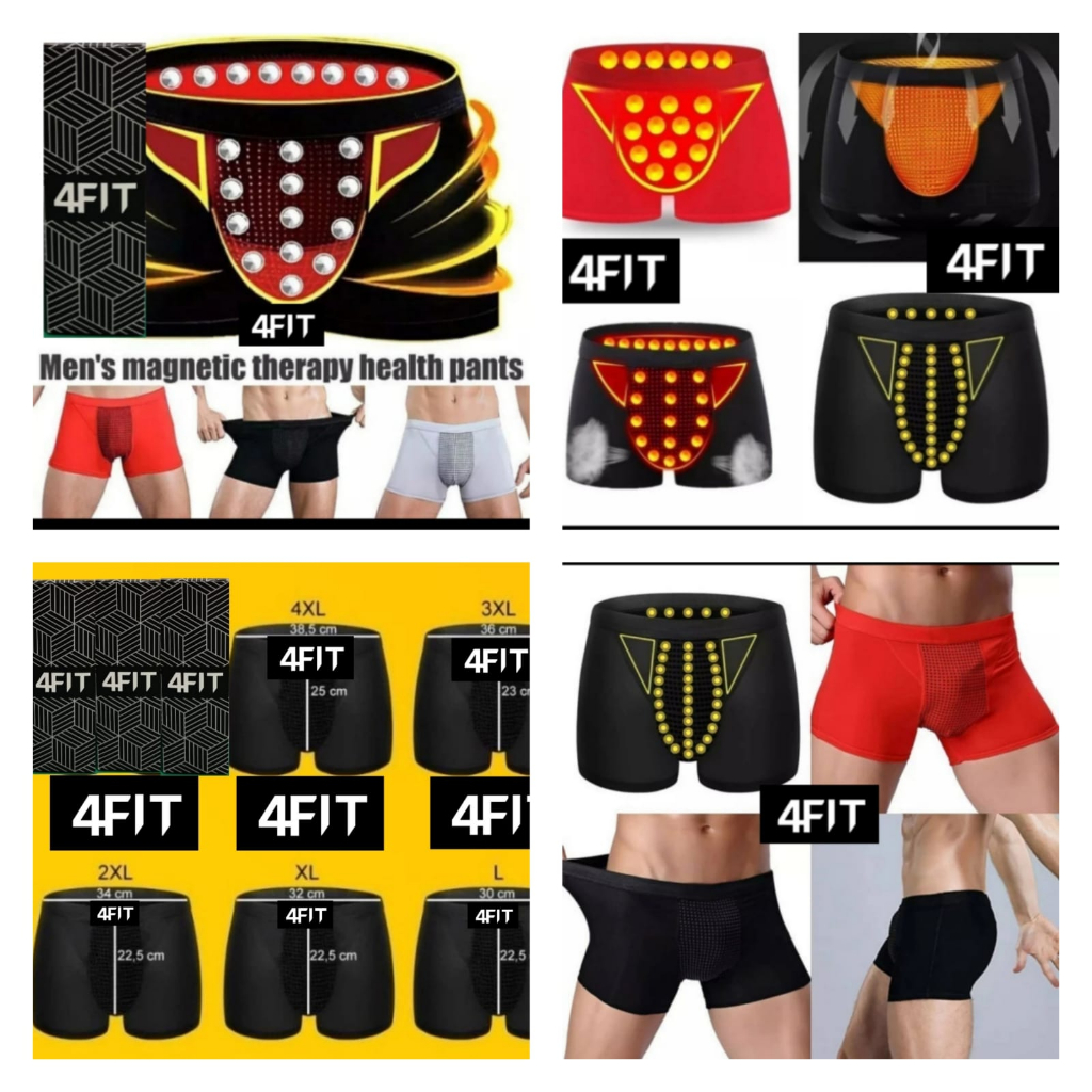 ISI 3 PCS BOXER 5D MAGNETIC UNTUK KESEHATAN VITALITAS PRIA