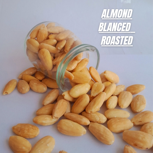

Kacang Almond Blanched roasted/ Almond Kupas panggang/ blanced