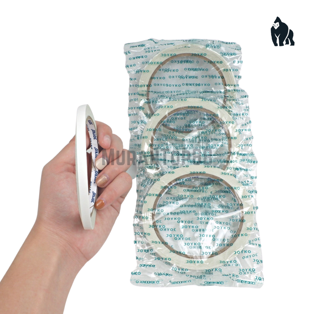 

Double Tape 1/4" Inch Joyko / Perekat 2 Sisi Kecil [6 MM x 15 YARD]