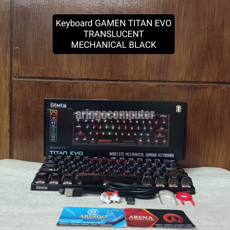 Keyboard GAMEN TITAN EVO TRANSLUCENT MECHANICAL BLACK