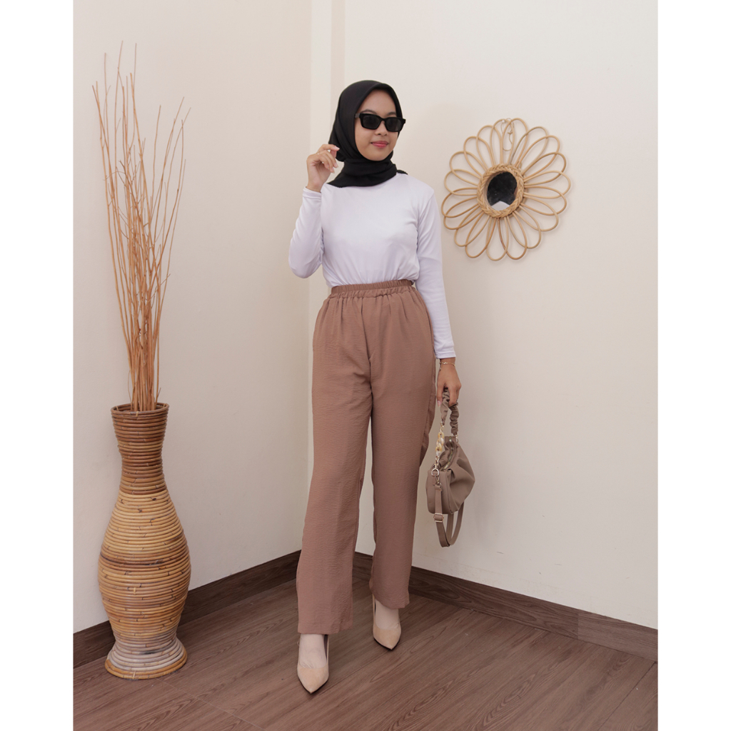 COD - S, M, L, XL, XXL ORIGINAL Celana Panjang Wanita KEPO Pants - Semi Kulot by Hijab Mamah icis