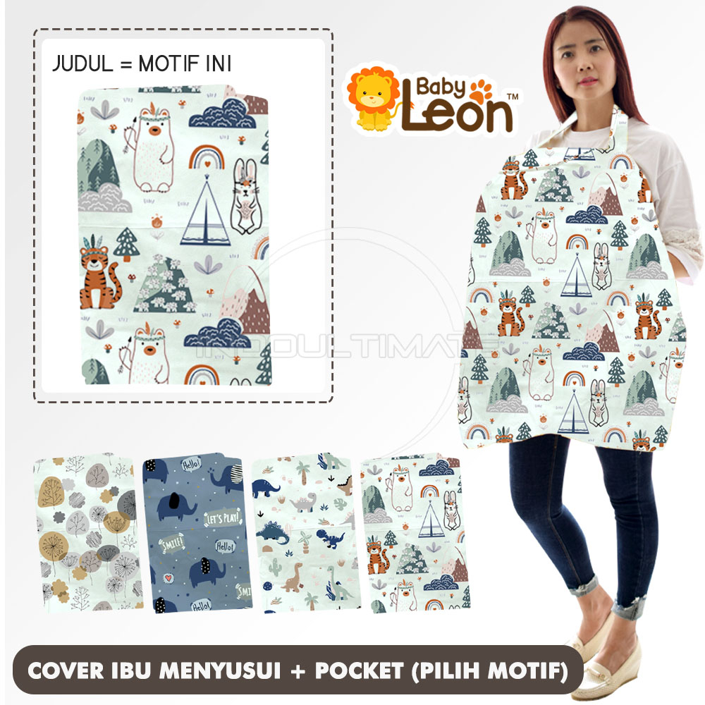 Cover Asi 2in1 Cover Stroller Adjustable Celemek Menyusui Apron Ibu Menyusui CA-06 CA-07