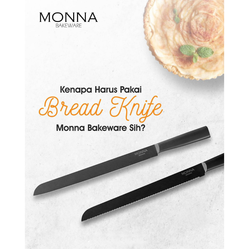 Pisau Roti Monna Bakeware/ Pisau roti/ Bread Knife/ Pisau dapur