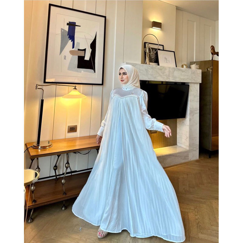 gamis plisket shellasaukia Ss