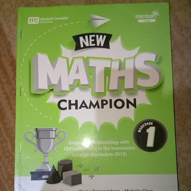NEW MATHS CHAMPION 1 Work book