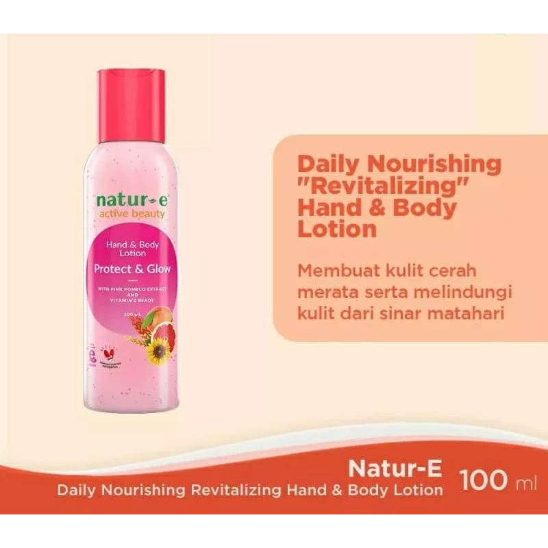 Natur-E Daily Nourishing Revitalizing Hand Body Lotion 100ml