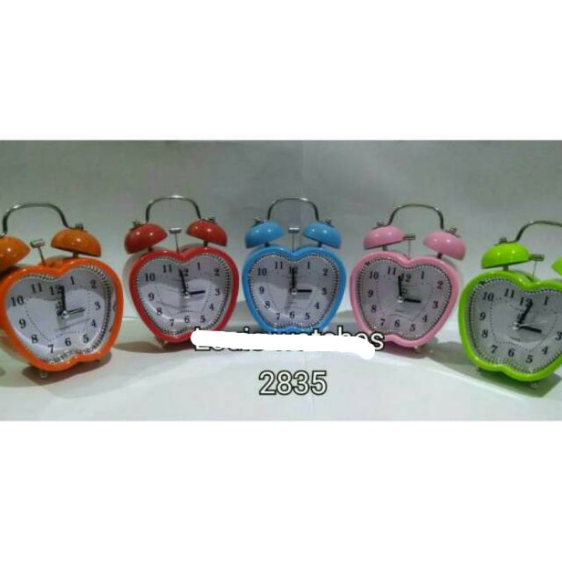 jam weker esa 2835 bentuk apel random