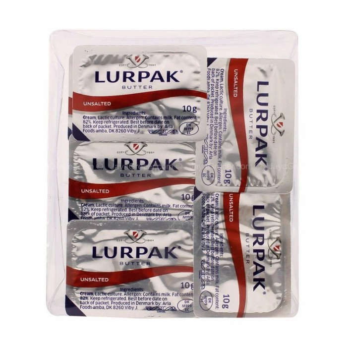 

LURPAK BUTTER UNSALTED 10X10GR