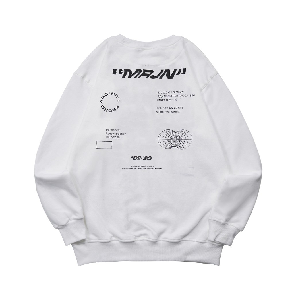 MRJN Crewneck Save Me - White