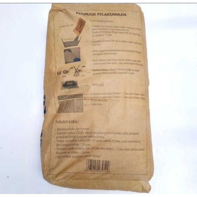 DS 105 Semen Anti Bocor Water Proof Waterproofing Lemkra DS105 30kg