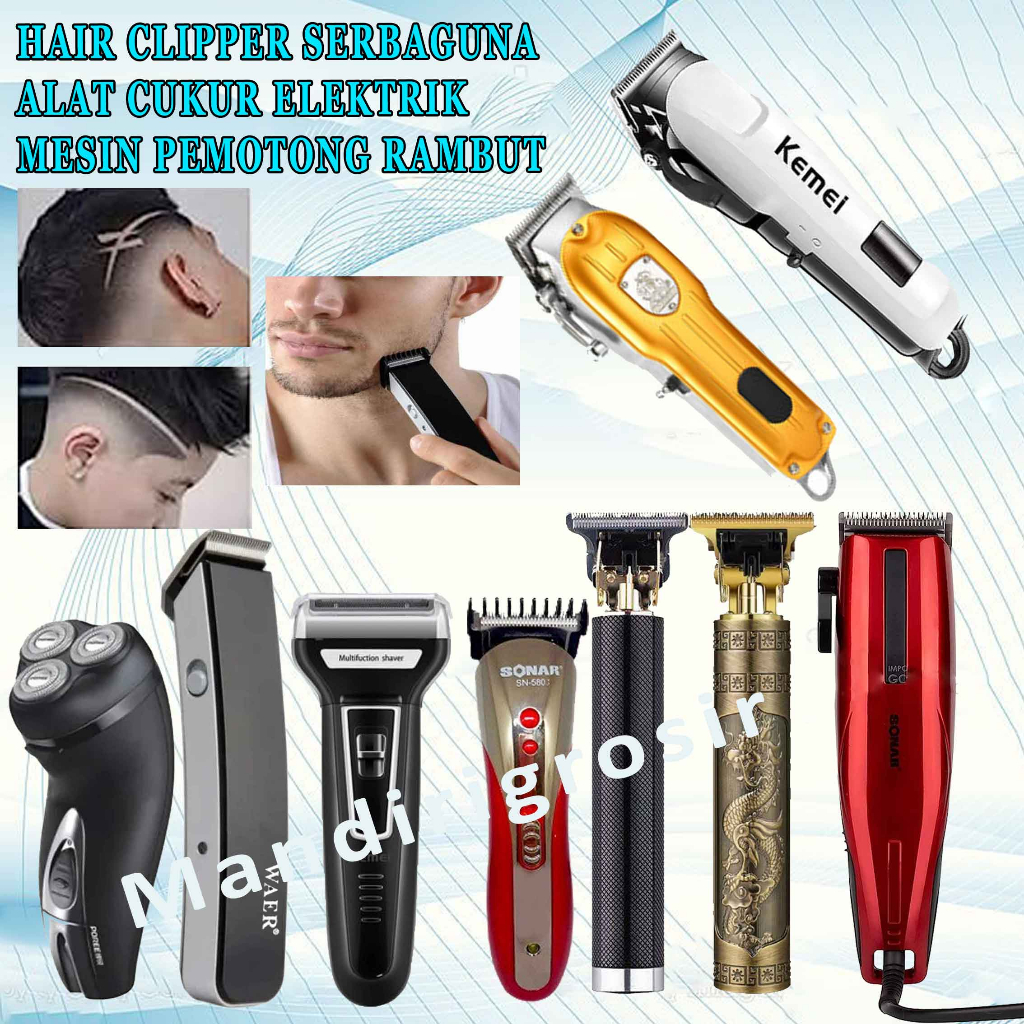 Alat Cukur Electric * Hair Clipper Serbaguna * Mesin Potong Rambut